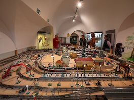 Vorführung der Eisenbahn im Stadtmuseum