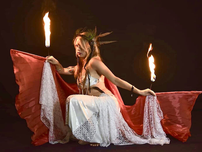 Feuershow von Simon'Isabell Feuershow von Simon'Isabell